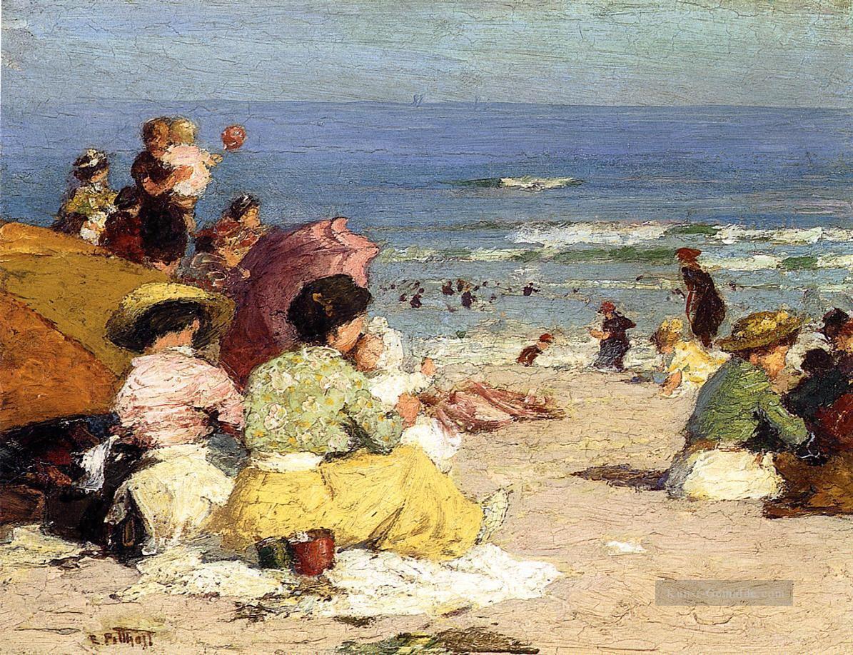 Strand Szene mit Menschen Ölgemälde